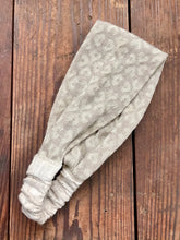 画像をギャラリービューアに読み込む, 麻×麻ジャカードニットターバン NATURAL COLOR×BEIGE