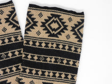 画像をギャラリービューアに読み込む, ハンドウォーマー ネイティブ柄 No.1003-7 黒色