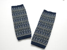 画像をギャラリービューアに読み込む, ハンドウォーマー 【森 青×黄色×グレー】 No.1003-4