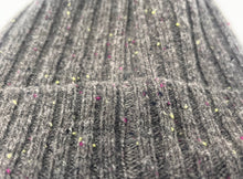 画像をギャラリービューアに読み込む, リブ編みニットキャップ 【ネップブラウン】