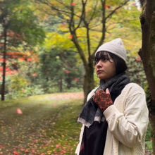 画像をギャラリービューアに読み込む, リブ編みニットキャップ 【深藍色】