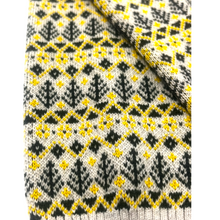 画像をギャラリービューアに読み込む, ハンドウォーマー 【森 アイボリー×イエロー】 No.1003-4