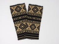 ハンドウォーマー ネイティブ柄 No.1003-7 黒色